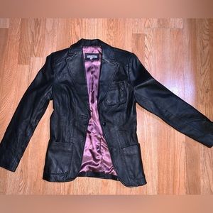 Absolu leather blazer